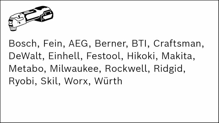 Bosch Professional Accessories ProfessionalTauchsägeblatt Metall für Multifunktionswerkzeuge Starloc