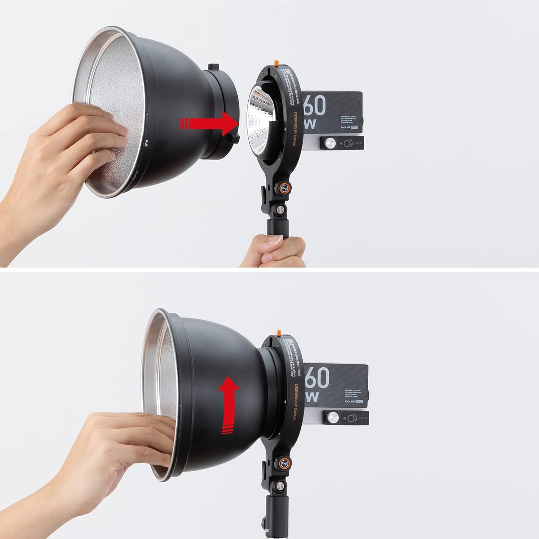 ZHIYUN Adapter A für G60 Videoleuchte von Bowens Mount auf ZY Mount