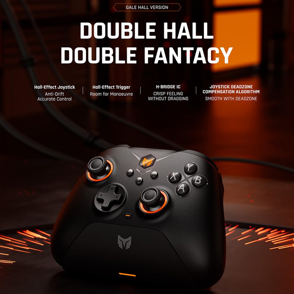 BIGBIG WON Wireless Controller Gale PC Controller Motion Zieling, Hall Trigger, 4 Benutzerdefinierte