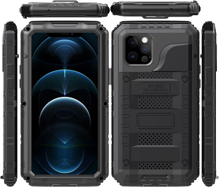 Cadorabo Hülle kompatibel mit Apple iPhone 12 PRO Schutzhülle TPU Silikon Case Robus Design Anti Rut