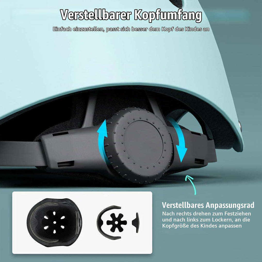 XJD Fahrradhelm für Kinder, Verstellbare Kinderhelm Skaterhelm Kinder Helm für Fahrrad Skateboard Sc