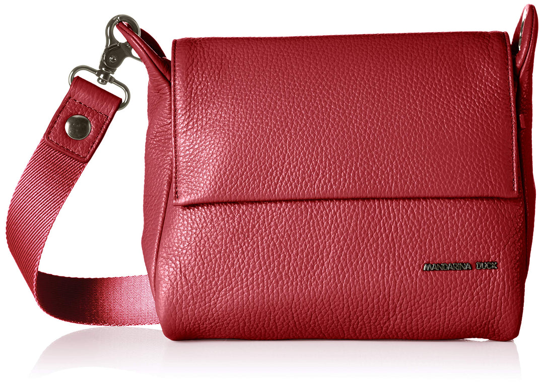 Mandarina Duck Damen MELLOW LEATHER P10FZT93 Schultertasche Rot (Red Plum), Rot (Red Plum)