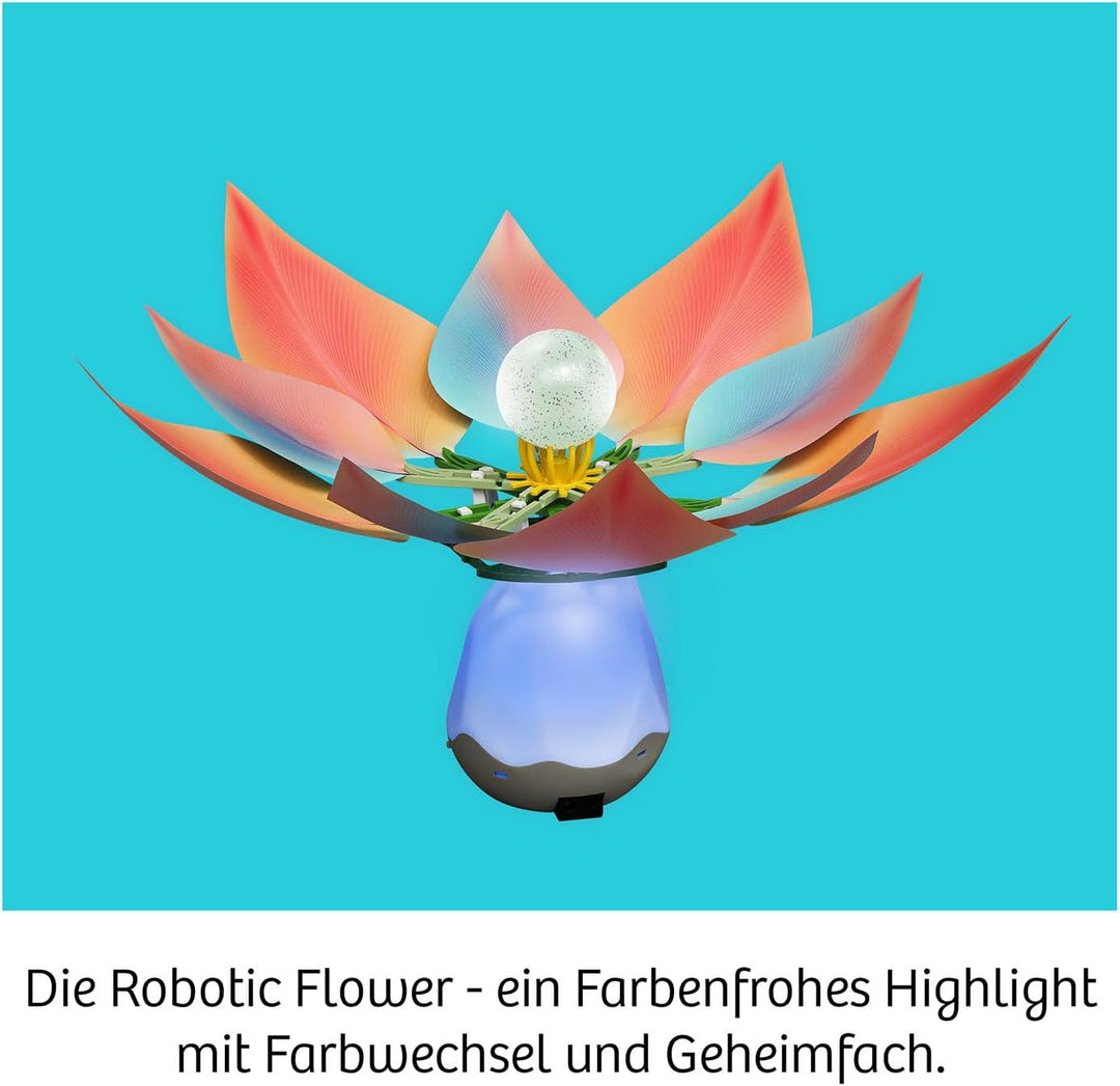 KOSMOS Robotic Flower 621230 Entdecke den Zauber der Technik mit Blumen und Botanicals, gestalte kre