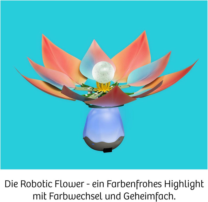 KOSMOS Robotic Flower 621230 Entdecke den Zauber der Technik mit Blumen und Botanicals, gestalte kre