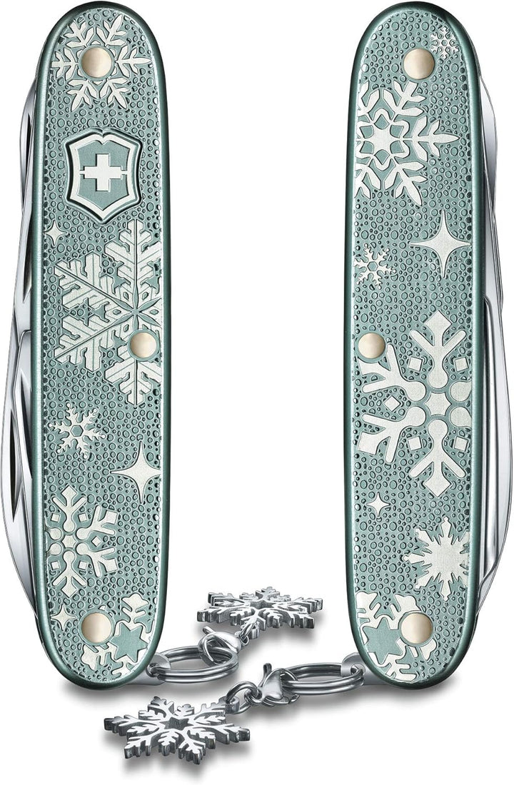 Victorinox Taschenmesser Pioneer X Winter Magic, 93mm, 2020 Special Edition, Blau-grau
