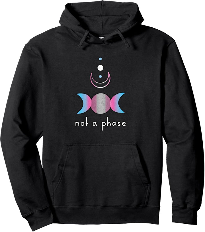 Transgender Himmlisch Keine Phase Trans Pride Flagge Moon Pullover Hoodie