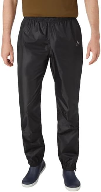 McKINLEY Herren Regenhose Herren Regenhose Longville Ii M Schwarz, M Schwarz