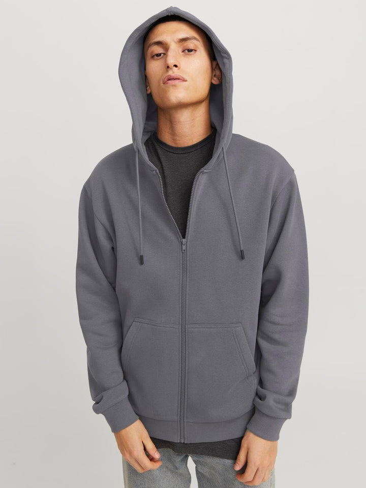 JACK &amp; JONES Herren Jjebradley Sweat Zip Hood Noos Sweatshirtjacke, Castlerock