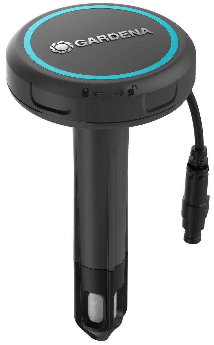 Gardena Bodenfeuchtesensor: Automatische Bewässerung, direkt auf der Rasenfläche einsetzbar, 5 m lan