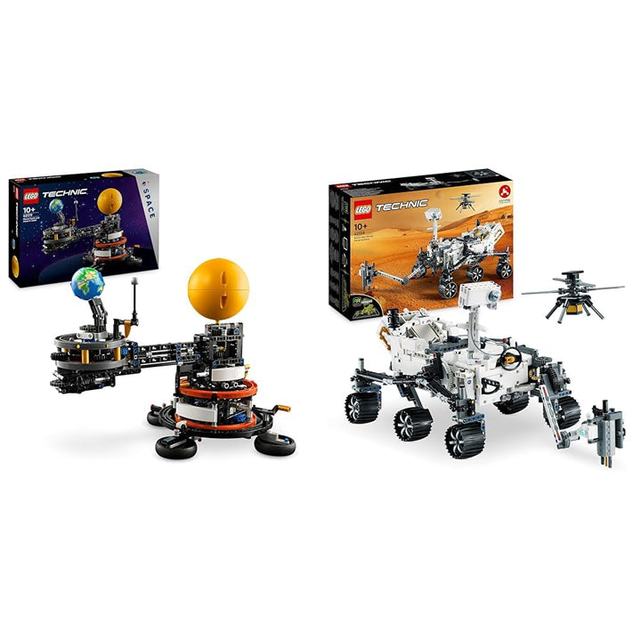 LEGO Technic Sonne Erde Mond Modell Spielset, Geschenk für Kinder ab 10 Jahren & Technic NASA Mars-R