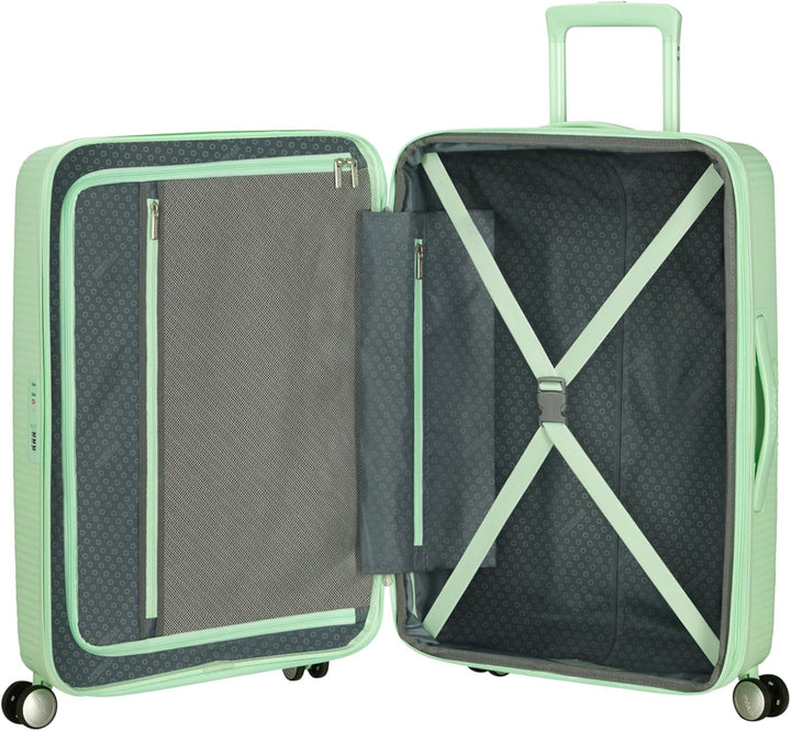 American Tourister Soundbox - Hartschalen-Koffer Mittelgross, 67 cm - Trolley mit 4 Rollen, TSA-Schl