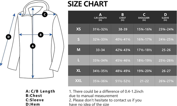 Little Donkey Andy Damen wasserdichte Regenjacke Leichte atmungsaktivem Regenjacke für Outdoor-Windb