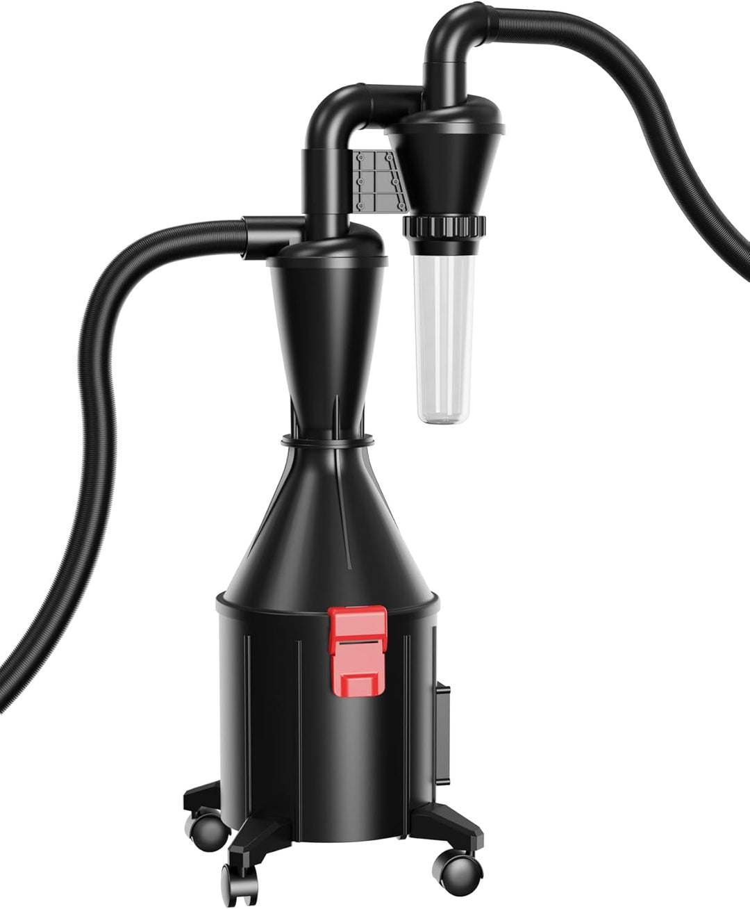 Doppelfilter Zyklon Staubsammler mit Doppelfunktion Eimer, kann an der Wand montiert oder als Eimer