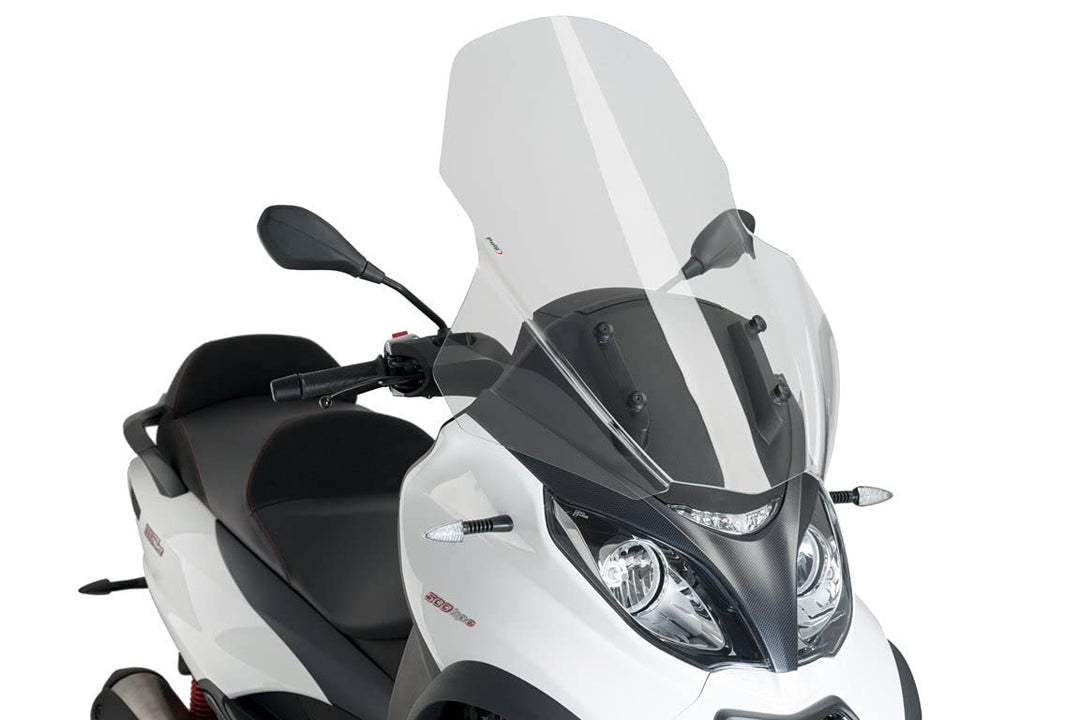 Puig WINDSCHUTZSCHEIBE V-TECH LINE Touring 1666W för MP350, Piaggio MP3 500 HPE ABS ASR 18'-19' Tran
