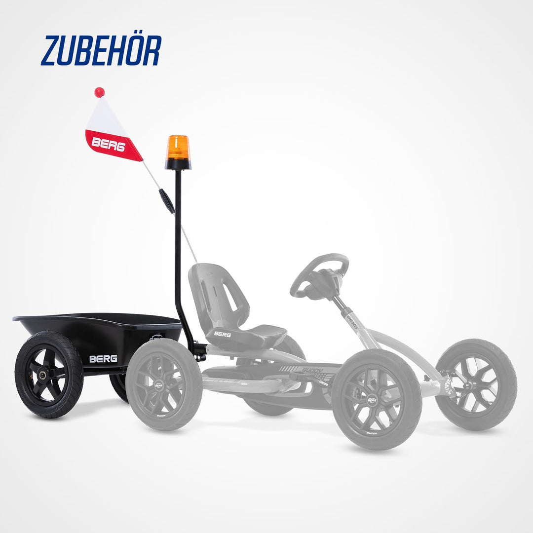 BERG Buddy Classic Pedal Gokart Blau | Kinderfahrzeug | Tretfahrzeug mit hohem Sicherheitsstandard |