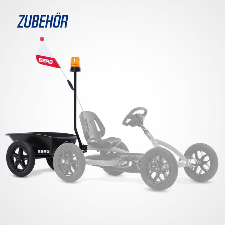 BERG Buddy Classic Pedal Gokart Blau | Kinderfahrzeug | Tretfahrzeug mit hohem Sicherheitsstandard |