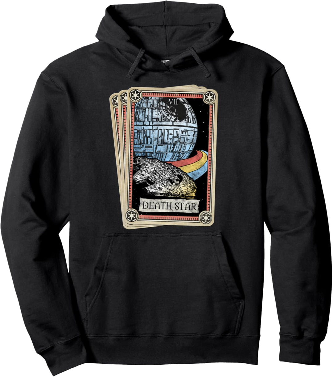 Star Wars Death Star Tarot Cards Pullover Hoodie