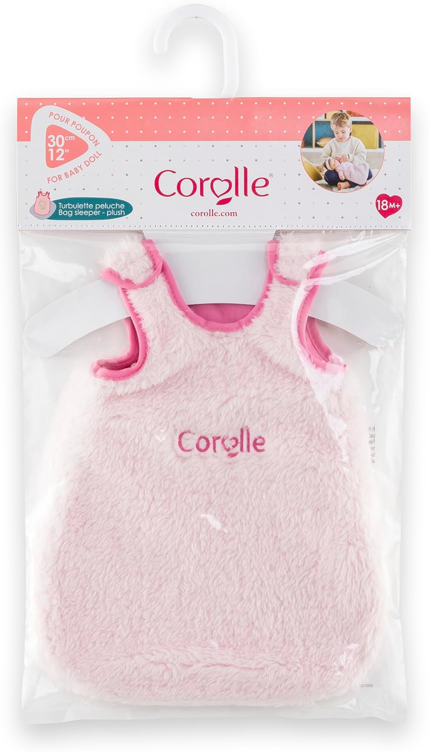 Corolle Mon Premier Poupon Schlafsack Plüsch, für alle 30cm Babypuppen, ab 18 Monaten