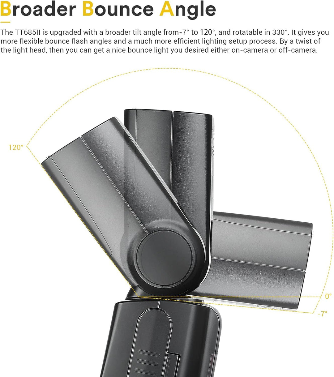 Godox TT685II-F TT685FII Speedlite TTL Blitzkamera 2.4G HSS High Speed 1/8000s GN60 Kompatibel f