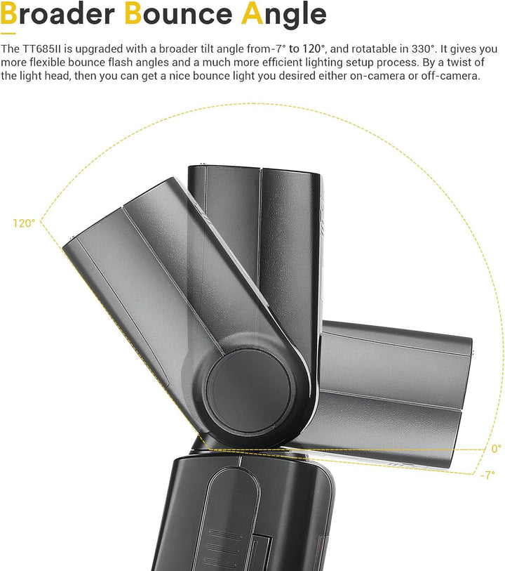 Godox TT685II-F TT685FII Speedlite TTL Blitzkamera 2.4G HSS High Speed 1/8000s GN60 Kompatibel f