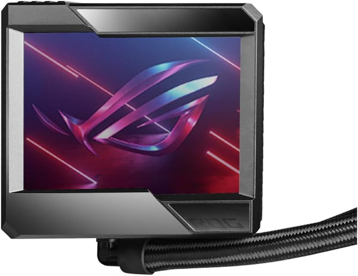 ASUS ROG RYUJIN II 240 All-in-One CPU-Wasserkühlung (3,5-Zoll-LCD, integrierter Pumpenlüfter zur Küh