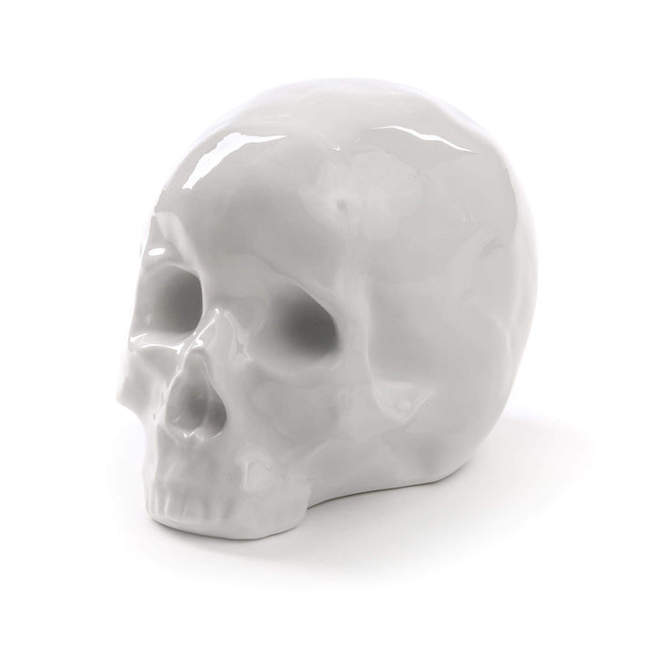 SELETTI My Skull Kuriositäten, Porzellan, Weiss, 25 x 14 x 15 cm