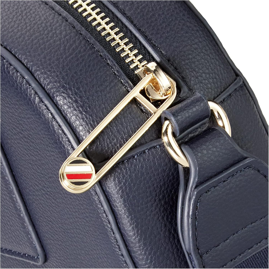 Tommy Hilfiger Damen Tommy Life Half Moon Kameratasche Crossovers Space Blue, Space Blue
