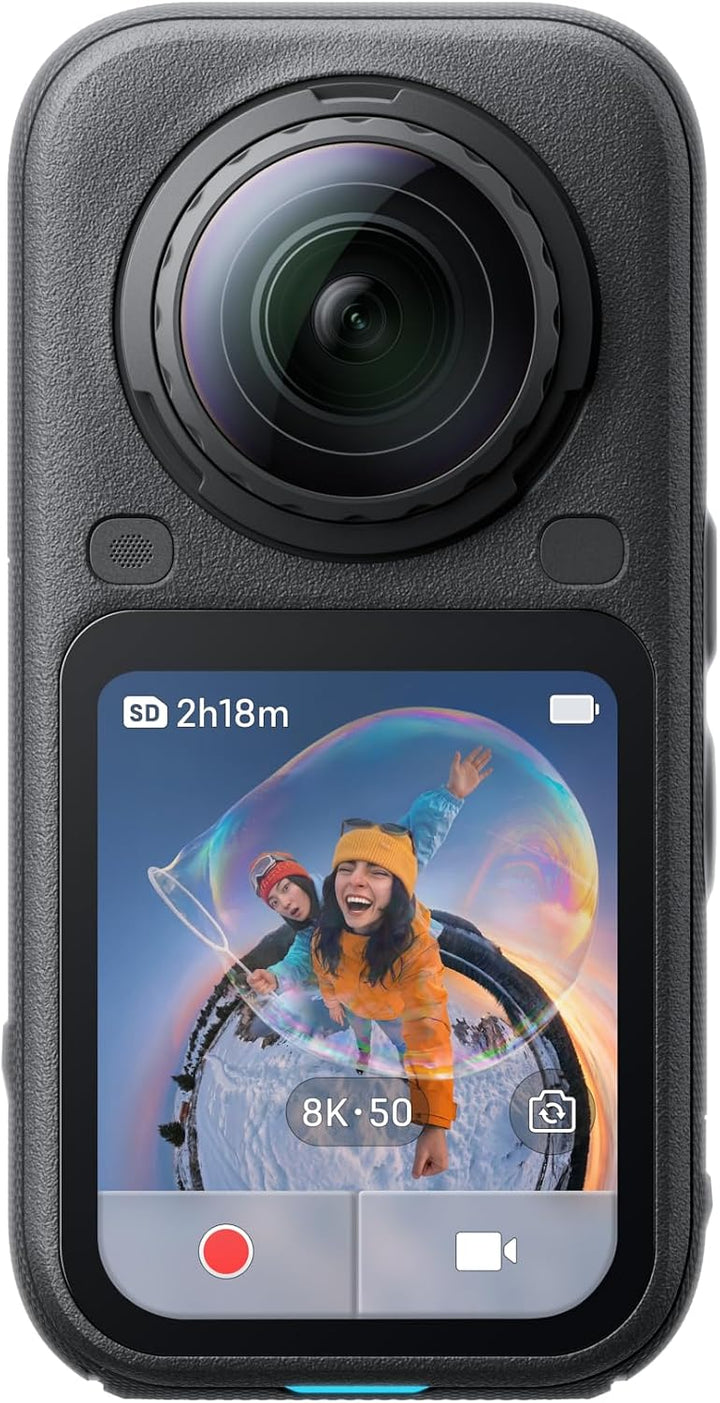 Insta360 X6 Essentials Bundle - 8K 360° Action-Kamera, Dual 1/2.8 cm Sensoren, extra Akku, Ladekoffe