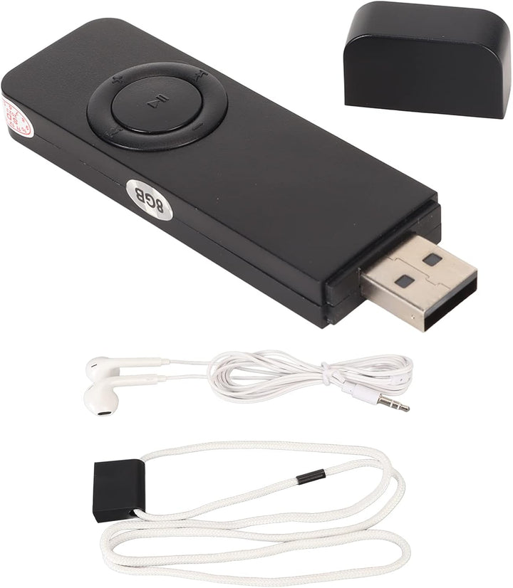 MP3-Player, Verlustfreie Decodierung, Musik-Player, 8 GB Speicher, 64 GB Erweiterbarer USB-Flash-Lau