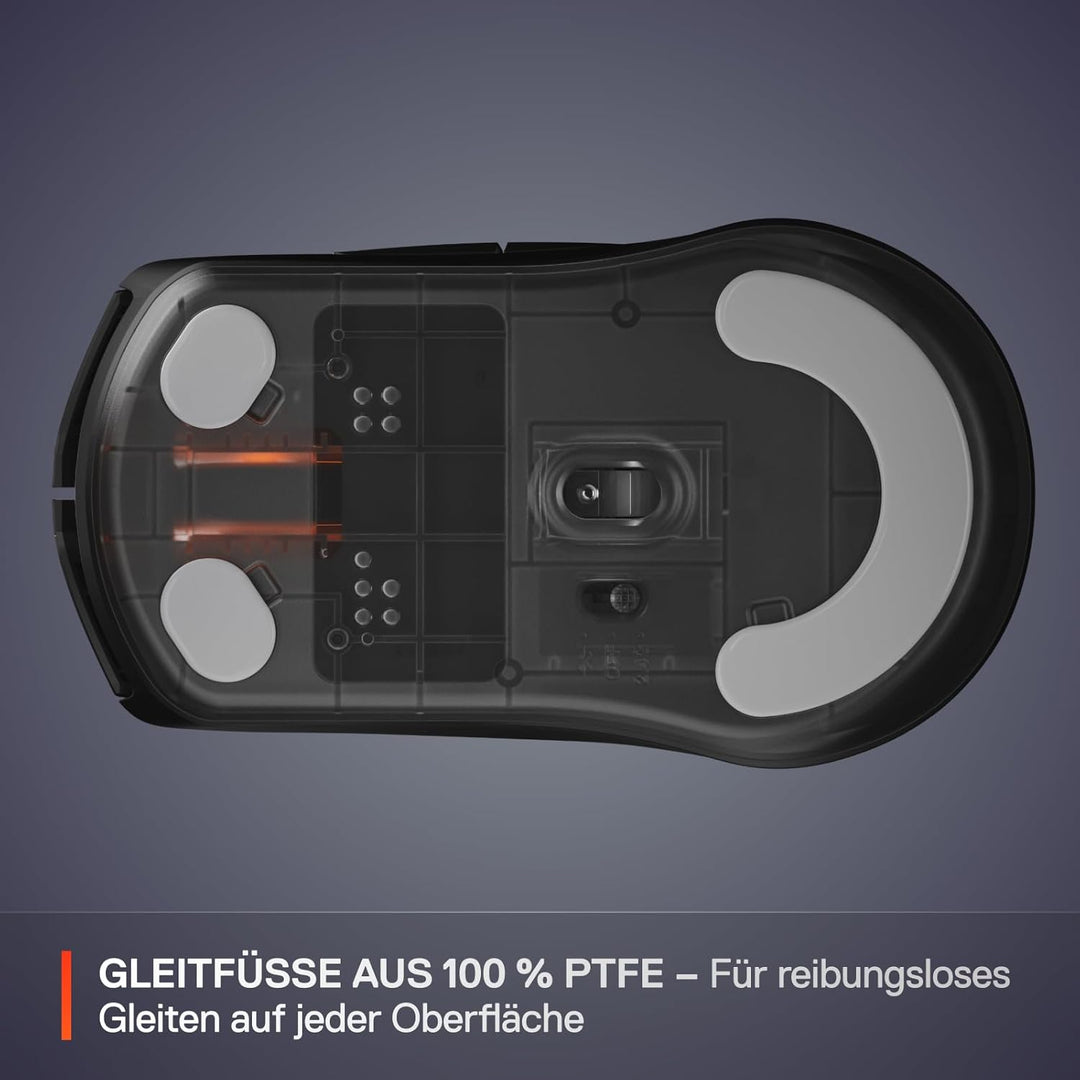 SteelSeries Rival 3 Wireless Gen 2 Gaming Maus – 2,4GHz und Bluetooth – 18.000DPI TrueMove Air-Optik