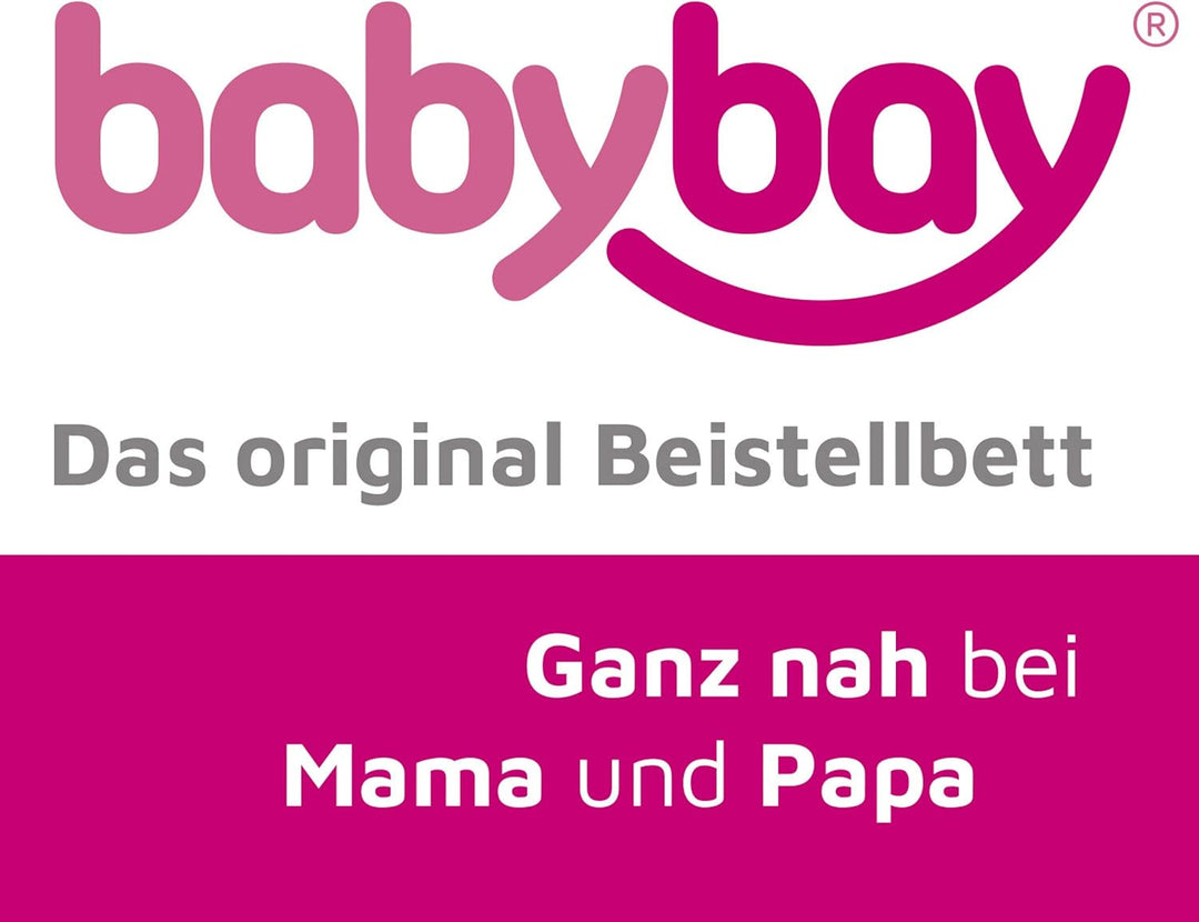 babybay Kuschelnest, weiss Sterne, Weiss Sterne Perlgrau