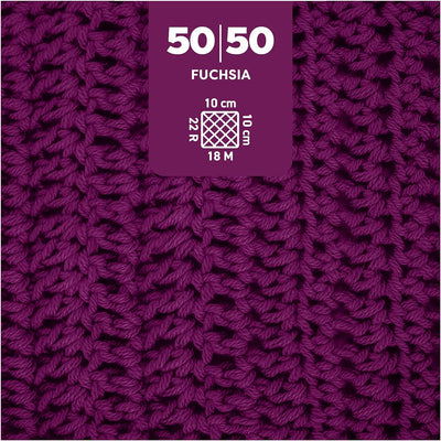 myboshi 50/50-Ganzjahres-Wolle, inkl. original myboshi Label in Lederoptik, für Oberbekleidung geeig
