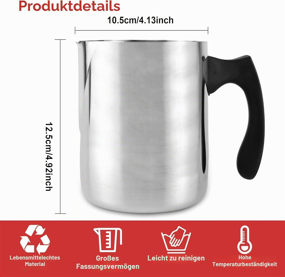 Aslanka Edelstahl Universal Schmelztopf, 900ml /32 Unzen Doppelkocher, 304 Edelstahl mit hitzebestän
