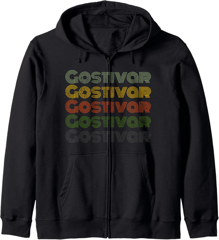 Mazedonien 70er Jahre Stadt Retro Vintage Gostivar Kapuzenjacke