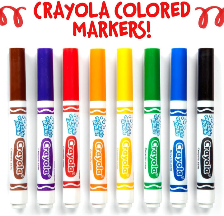 Crayola 12 Count Washable Bulk Markers, Red by Crayola