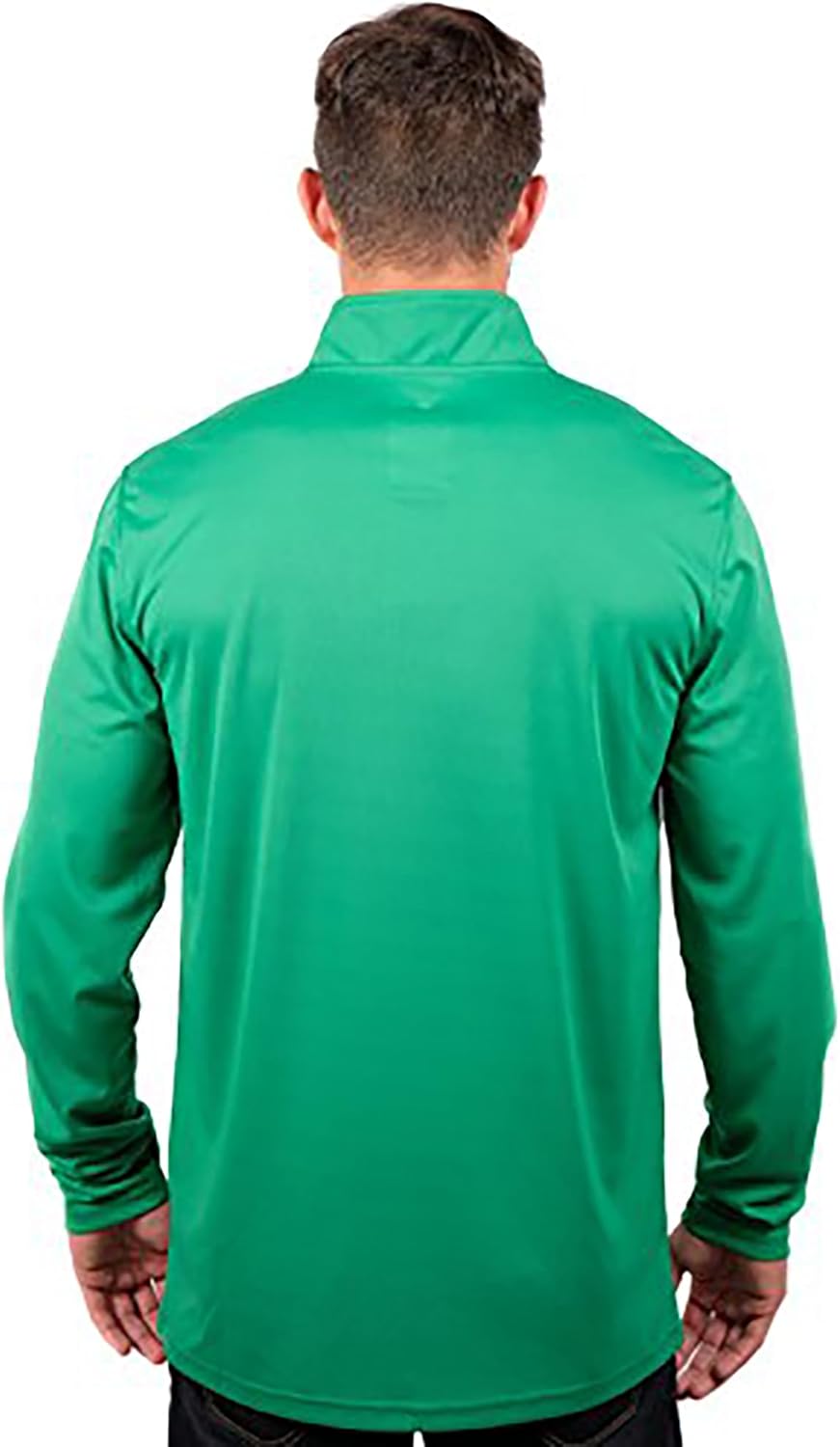 Ultra Game NBA Men's Super Soft Quarter Zip Long Sleeve T-Shirt Boston Celtics S Team-farbe