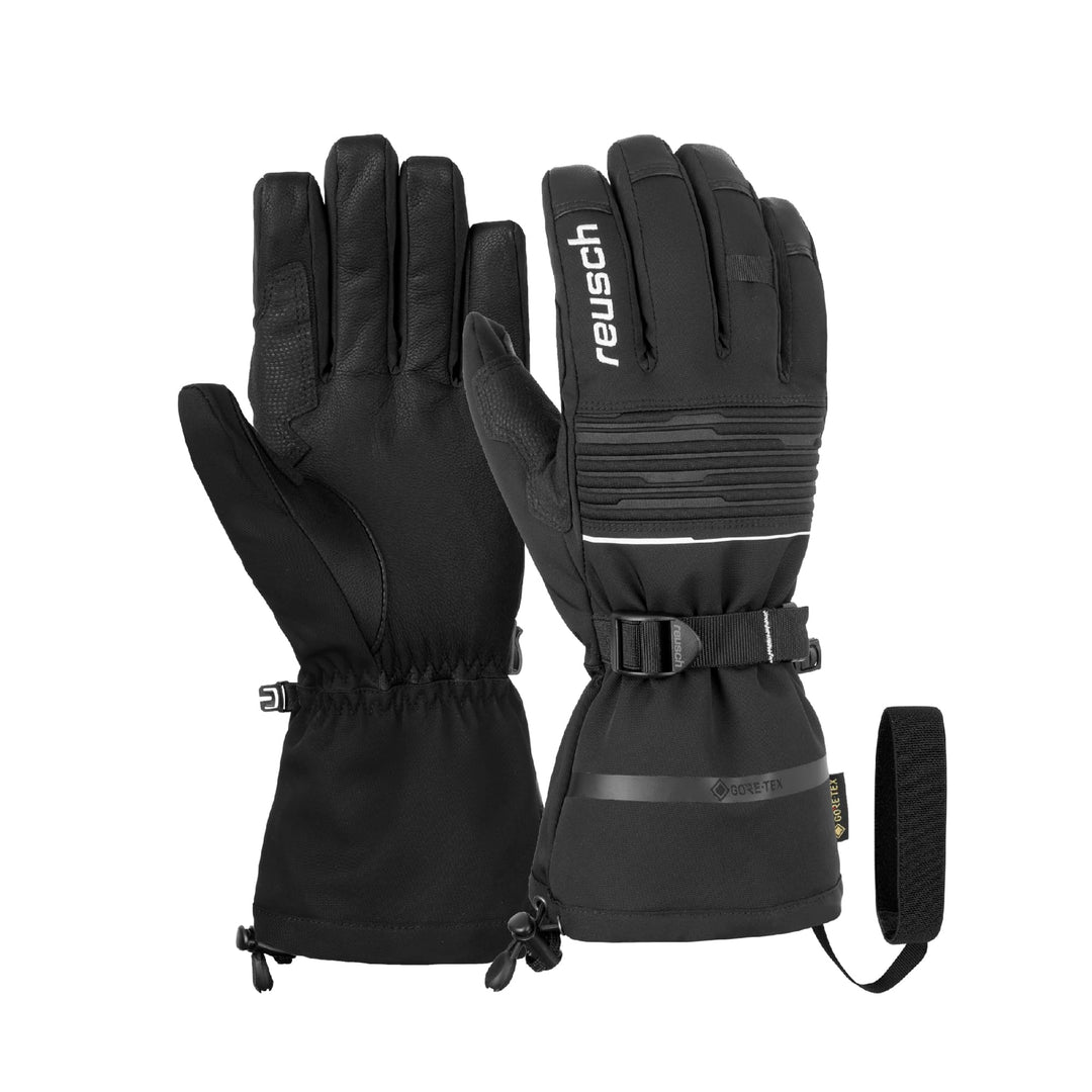 Reusch Herren Isidro GTX Handschuhe 9.5 black / white, 9.5 black / white