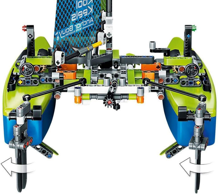 LEGO Technic Catamaran 42105 Model Sailboat Building Kit, New 2020 (404 Pieces)