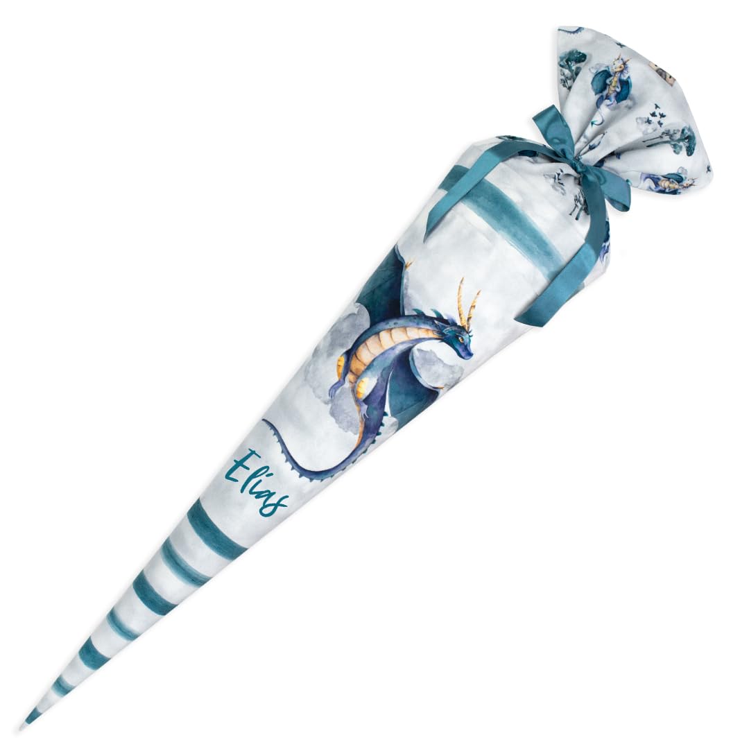 Schultüte aus Stoff Kuschel Velvet individualisierbar mit Wunschname personalisierbar 70 cm 85 cm -