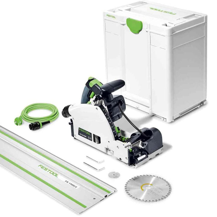 Festool Vorritzer-Tauchsäge TSV 60 KEBQ-Plus-FS (mit Kreissägeblatt, Sichtfenster, Innensechskantsch