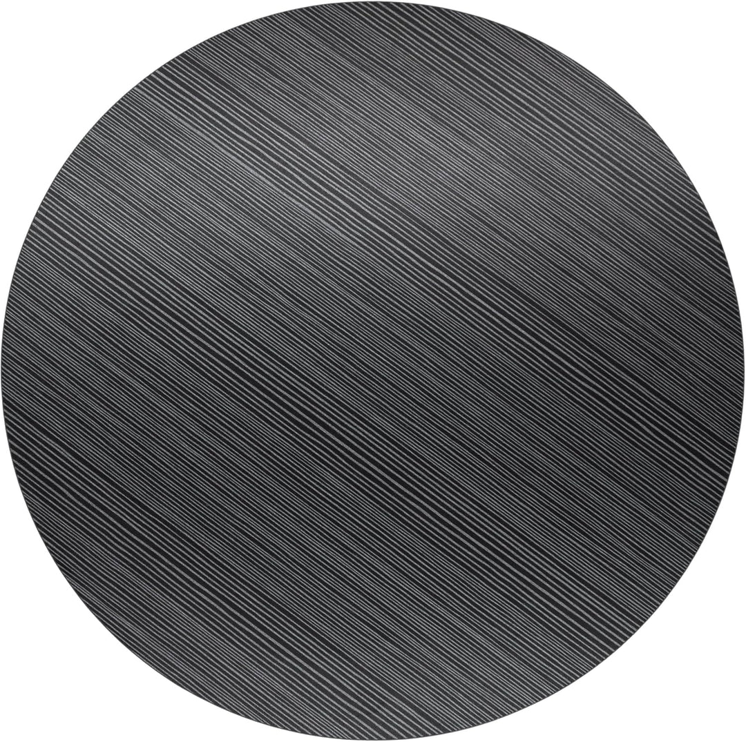 Spetebo Holz Beistelltisch schwarz rund mit 3 Beinen - 41 x 40 cm - Deko Blumentisch im eleganten De
