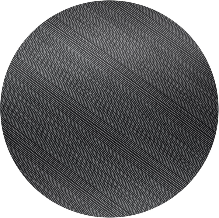 Spetebo Holz Beistelltisch schwarz rund mit 3 Beinen - 41 x 40 cm - Deko Blumentisch im eleganten De