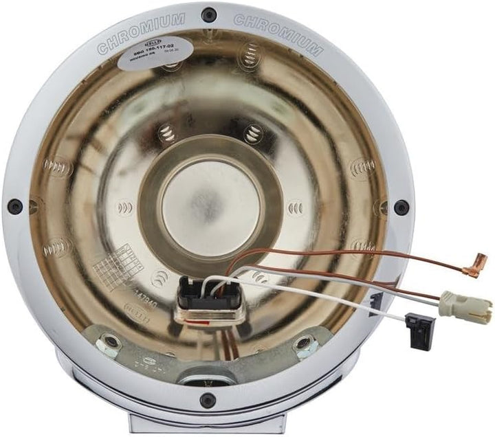 HELLA - Halogen-Fernscheinwerfer - Luminator Chromium - 12V - rund - geschraubt - glasklare Streusch