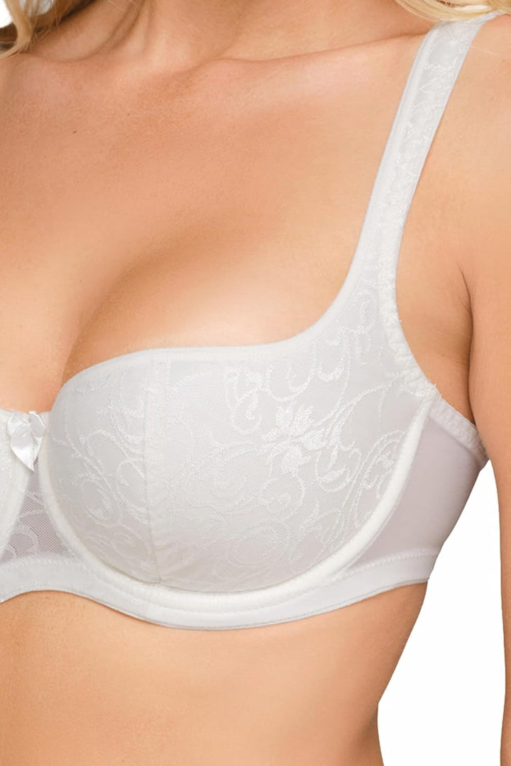 Rosme Lingerie Balconette-BH für Damen, Kollektion Grand 70B Elfenbein 2, 70B Elfenbein 2