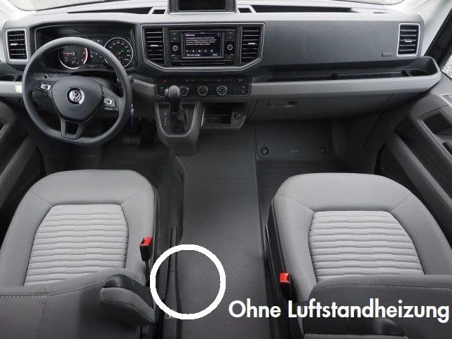 edecor Veloursfussmatten Automatten Velourmattenset für VW Grand California 600 ab Bj. 2019 Mit Absa