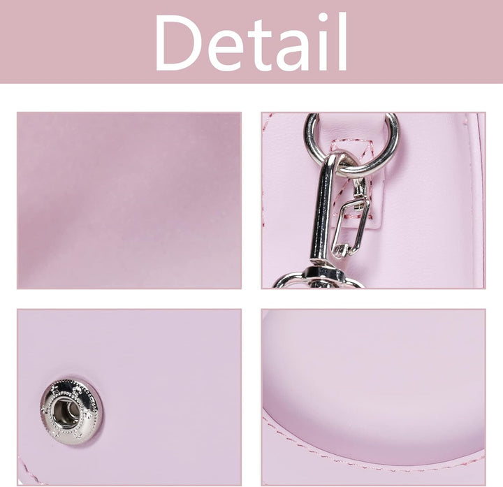 Aenllosi PU Leder Tasche Schutzhülle für Fujifilm Instax Mini 12/Mini 11 Sofortbildkamera Reisetasch