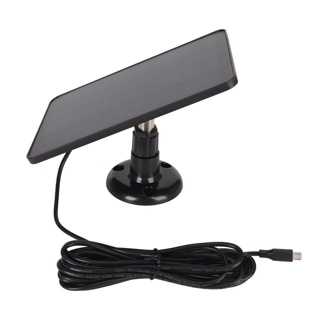 Solarpanel für Überwachungskamera, für DC 5V-Überwachungskamera, Wasserdichtes IP65-Kameraladegerät,