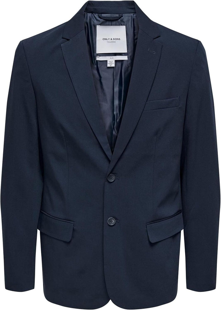 Only & Sons Male Blazer -ONSEVE Blazer 50 Navy Blazer, 50 Navy Blazer