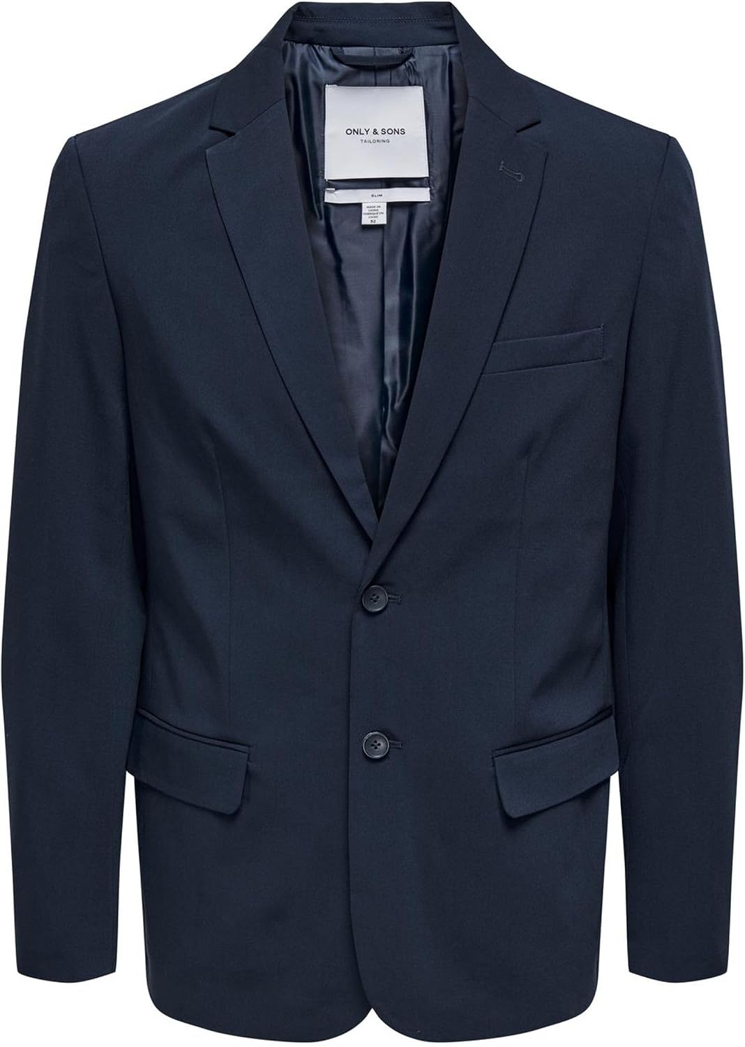 Only &amp; Sons Male Blazer -ONSEVE Blazer | Blazer 48 Navy Blazer, 48 Navy Blazer