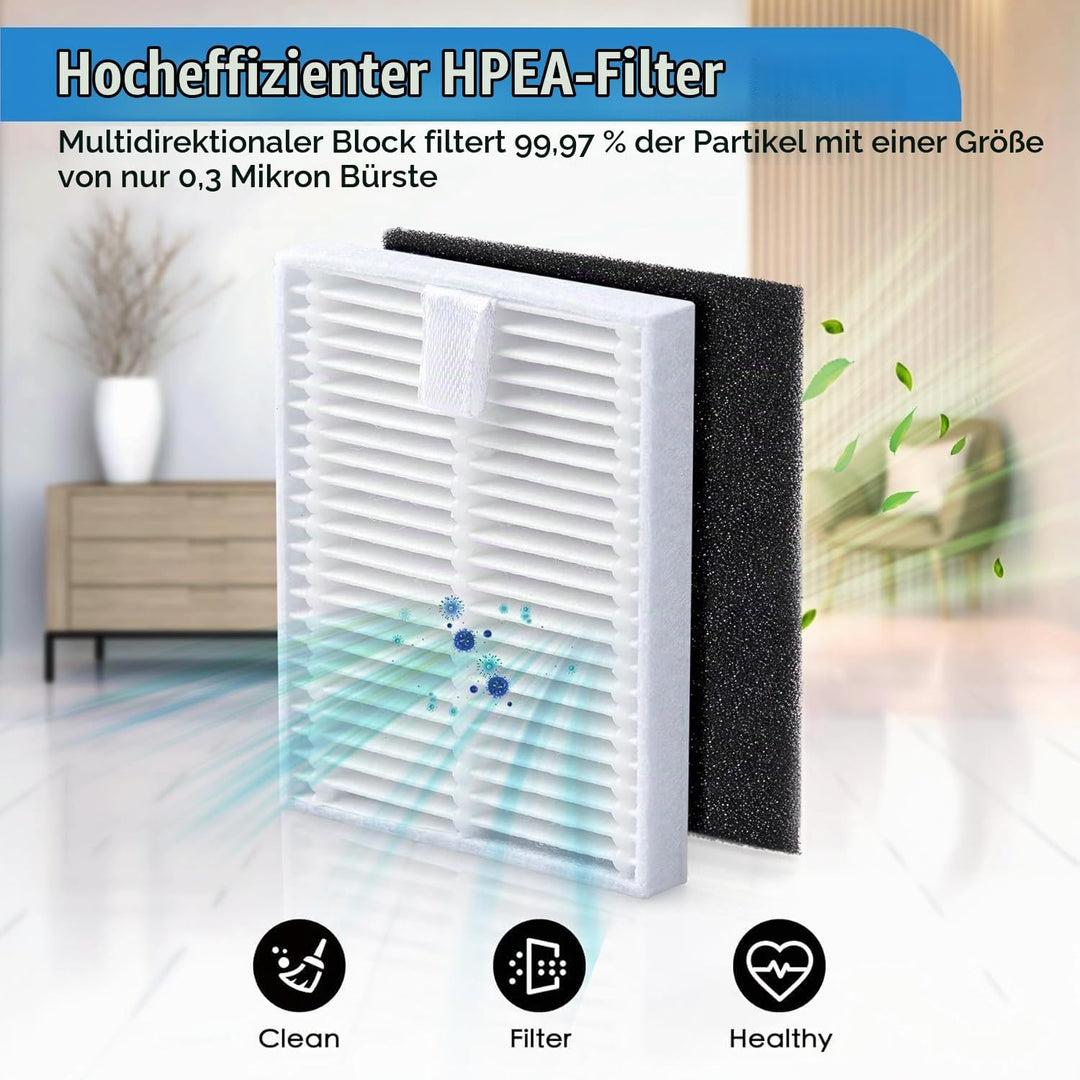 20 Stück Ersatzteile für Eufy L60/ L60 SES/ L50/ L50 SES Saugroboter, Ersatz Zubehörset mit 2 Hauptb